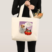 Parson Russell Terrier Halloween Candy Jumbo Stoffbeutel (Vorderseite (Produkt))