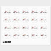 Parson Russell Terrier (I-Liebe) Sticker (Blatt)