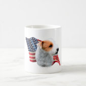 Parson Russell Terrier (kaputt) Flagge Kaffeetasse (Mittel)