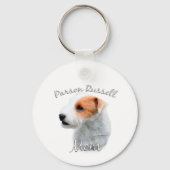 Parson Russell Terrier Mama 2 Schlüsselanhänger (Rückseite)