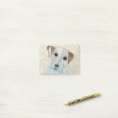 Parson Russell Terrier Post-it Klebezettel (Auf Schreibtisch)