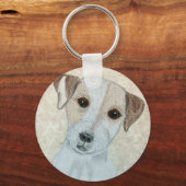 Parson Russell Terrier Schlüsselanhänger (Vorderseite)
