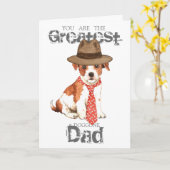 Parson Russell Vater Karte (Gelbe Blume)