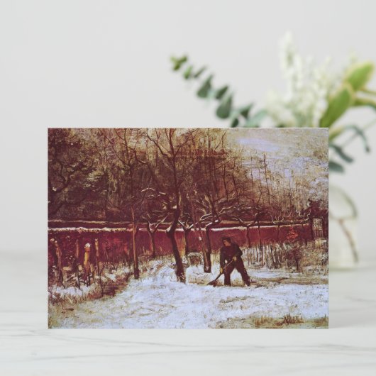 Parsonage Garden in Nuenen von Vincent van Gogh (Stehend Vorderseite)