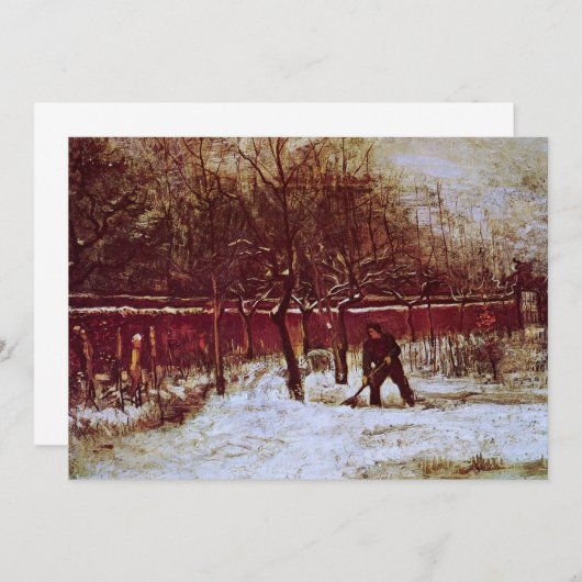 Parsonage Garden in Nuenen von Vincent van Gogh (Vorne/Hinten)