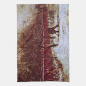 Parsonage Garden in Nuenen von Vincent van Gogh Geschirrtuch (Vertikal)