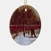 Parsonage Garden in Nuenen von Vincent van Gogh Keramik Ornament (Rechts)