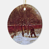 Parsonage Garden in Nuenen von Vincent van Gogh Keramik Ornament (Links)