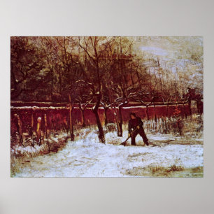 Parsonage Garden in Nuenen von Vincent van Gogh Poster