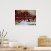 Parsonage Garden in Nuenen von Vincent van Gogh Poster (Küche)