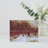 Parsonage Garden in Nuenen von Vincent van Gogh Postkarte (Stehend Vorderseite)