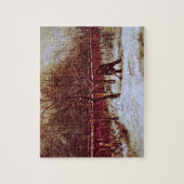 Parsonage Garden in Nuenen von Vincent van Gogh Puzzle (Vertikal)