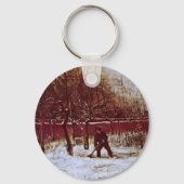 Parsonage Garden in Nuenen von Vincent van Gogh Schlüsselanhänger (Vorderseite)