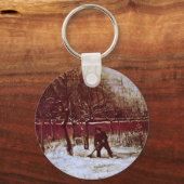 Parsonage Garden in Nuenen von Vincent van Gogh Schlüsselanhänger (Vorderseite)