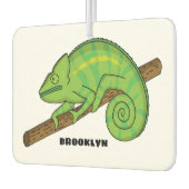 Parsons Chamäleon-Illustration Autolufterfrischer (Links)