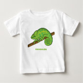Parsons Chamäleon-Illustration Baby T-shirt (Vorderseite)
