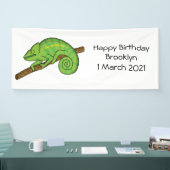 Parsons Chamäleon-Illustration Banner (Messe)