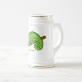 Parsons Chamäleon-Illustration Bierglas (VorderseiteRechts)