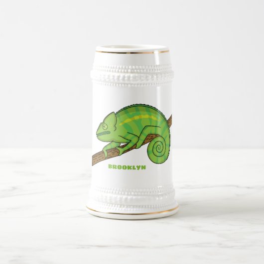 Parsons Chamäleon-Illustration Bierglas (Mittel)