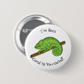 Parsons Chamäleon-Illustration Button (Vorne & Hinten)