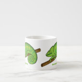 Parsons Chamäleon-Illustration Espressotasse (Vorderseite)