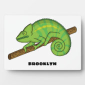 Parsons Chamäleon-Illustration Fotoplatte (Vorderseite)