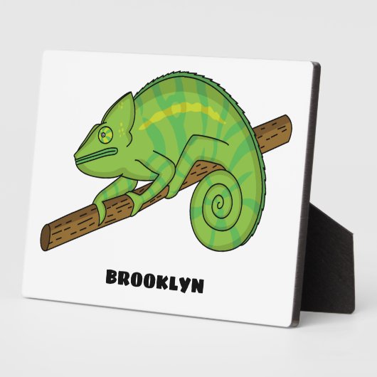 Parsons Chamäleon-Illustration Fotoplatte (Seite)