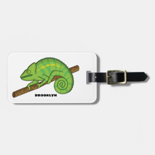Parsons Chamäleon-Illustration Gepäckanhänger