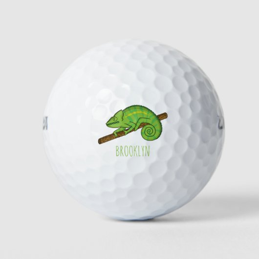 Parsons Chamäleon-Illustration Golfball (Vorderseite)