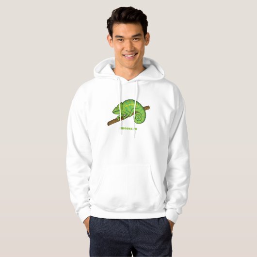 Parsons Chamäleon-Illustration Hoodie (Vorne ganz)