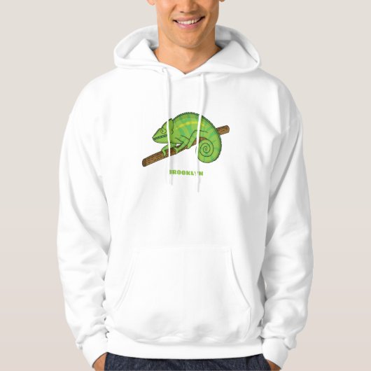 Parsons Chamäleon-Illustration Hoodie (Vorderseite)