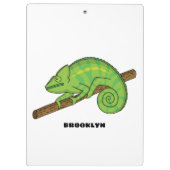 Parsons Chamäleon-Illustration Klemmbrett (Rückseite)