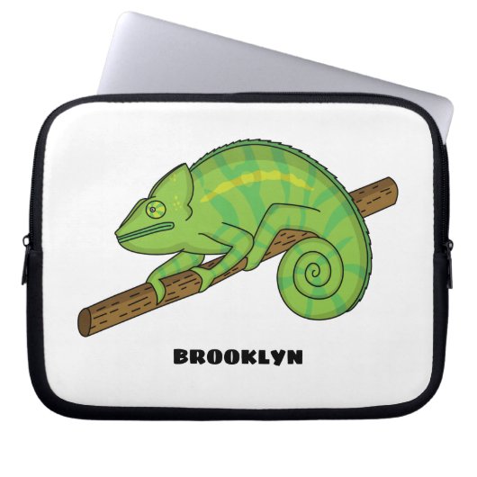 Parsons Chamäleon-Illustration Laptopschutzhülle (Vorderseite)