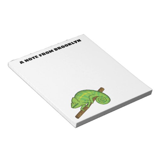 Parsons Chamäleon-Illustration Notizblock (angewinkelt)