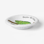 Parsons Chamäleon-Illustration Pappteller (Gewinkelt)