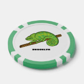 Parsons Chamäleon-Illustration Pokerchips (Einzeln)
