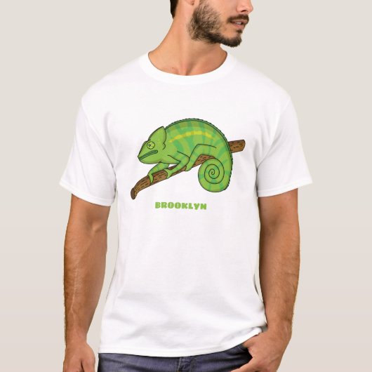 Parsons Chamäleon-Illustration T-Shirt (Vorderseite)