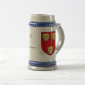 Parsons Family Shield-Tasse Bierglas (VorderseiteRechts)