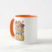 Part Time Warm Up Partner Full Time Dad Tasse (Vorderseite Links)