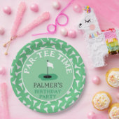 Partee Time Golfing Birthday Party Pappteller (Party)