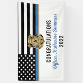 Partei der Polizeiakademie für die Strafverfolgung Banner (Vertikal)