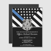 Partei der Polizeiakademie für die Strafverfolgung Magneteinladung (Vorne/Hinten)