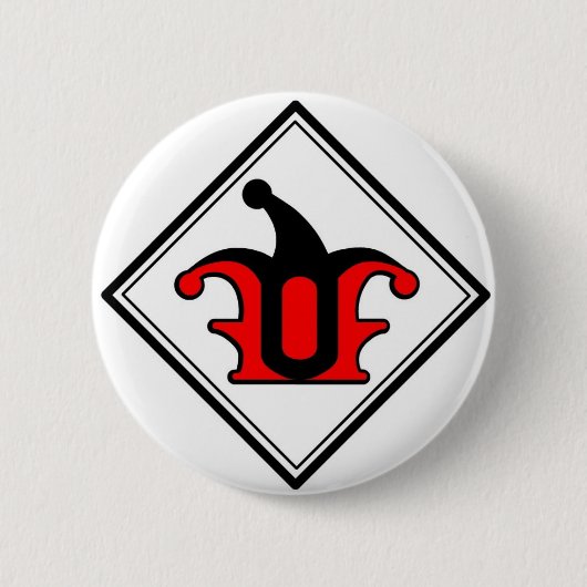 Partei des Dummkopf-Logo-Knopfes Button (Vorderseite)