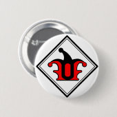 Partei des Dummkopf-Logo-Knopfes Button (Vorne & Hinten)