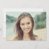 Partei für das benutzerdefinierte Jahr und das Fot Einladung (Rückseite)