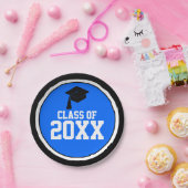 Partei für das blaue und schwarze Klassenjahr Pappteller (Party)