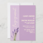 Partei für das Engagement der Lavendel-Liebe Einladung (Vorderseite)