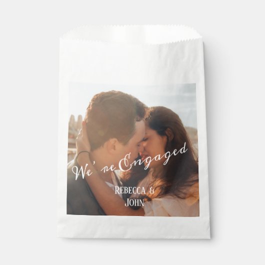 Partei für das Engagement moderner kalligrafischer Geschenktütchen (Vorderseite)