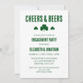 Partei für das Engagement von Chefs und Bieren Einladung (Vorderseite)
