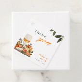 Partei für das Engagement von Wein und Käse Geschenkanhänger (Beispiel)